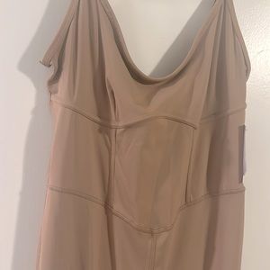 Never worn brown brown spandex jumpsuit from target